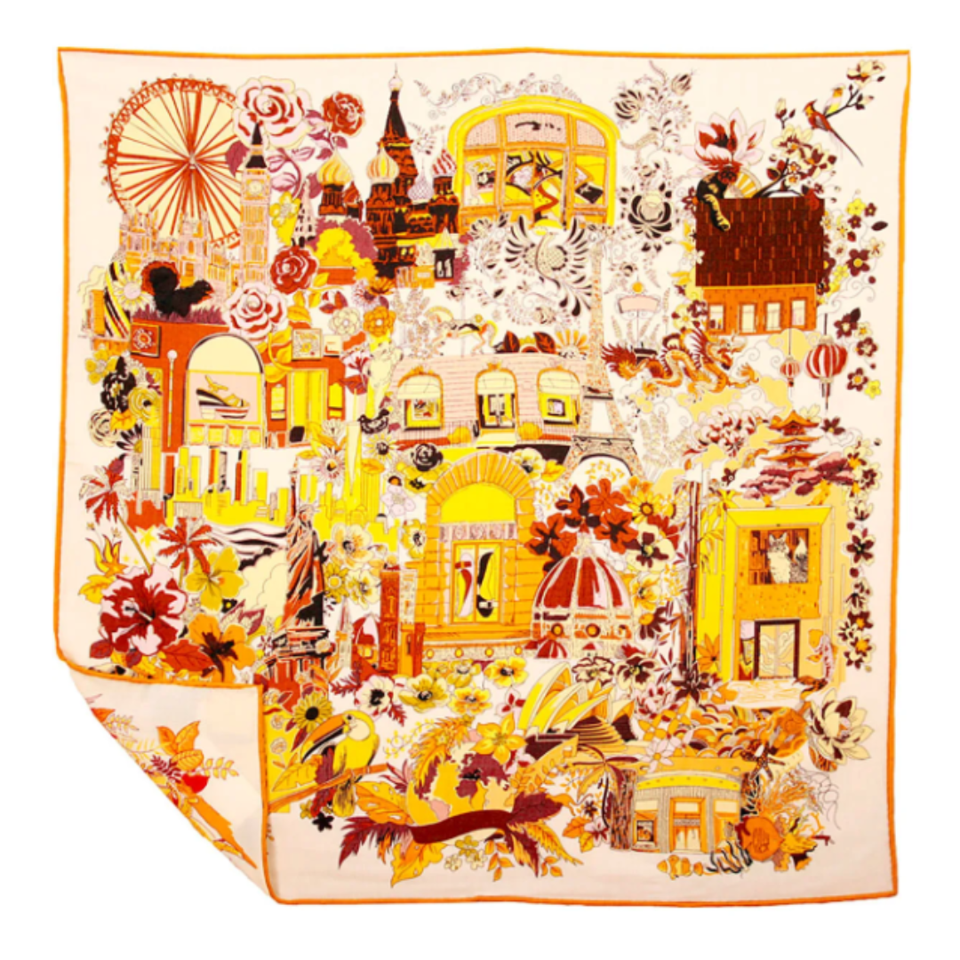 Foulard en Laine et Soie