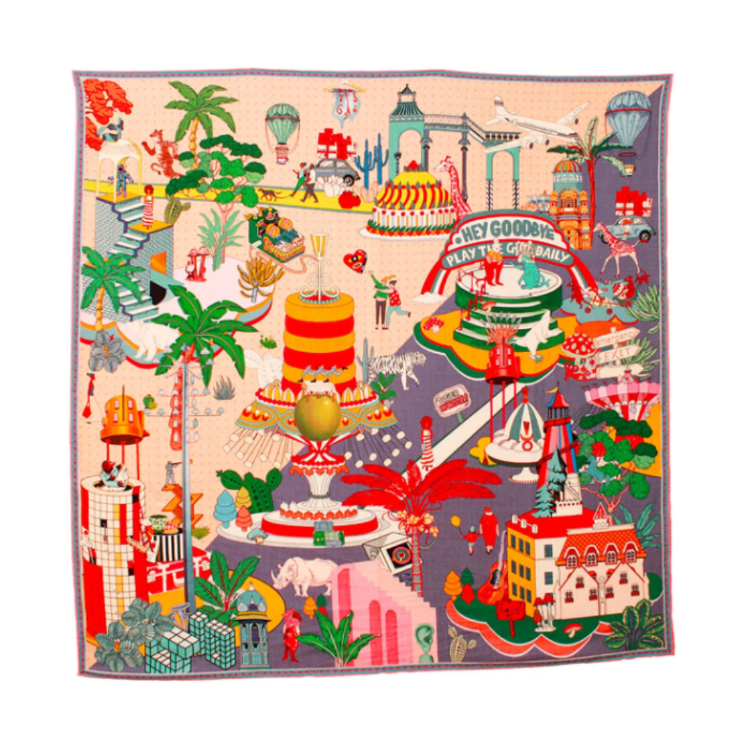 Foulard en Laine et Soie