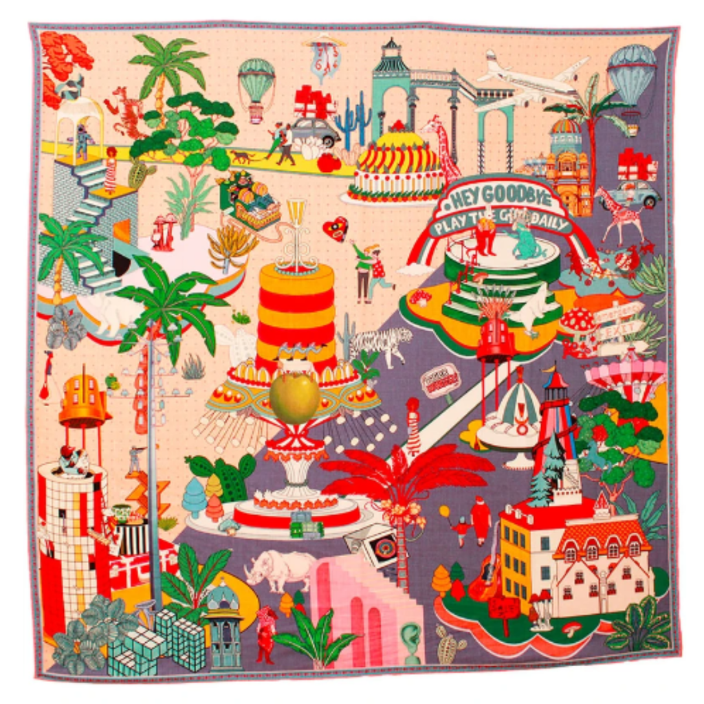 Foulard en Laine et Soie