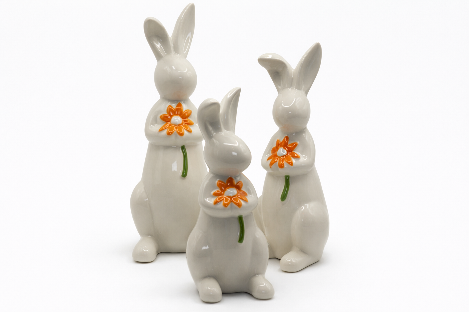 Lot de 3 lapins