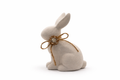 Lapin en céramique beige