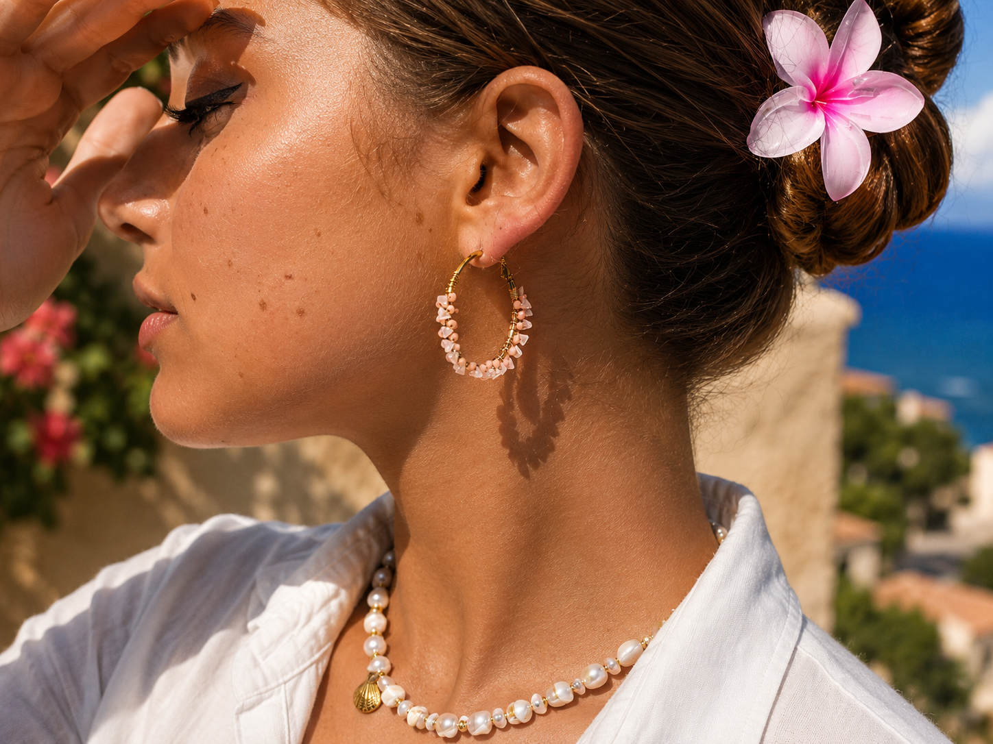 Boucles d’oreilles Azure