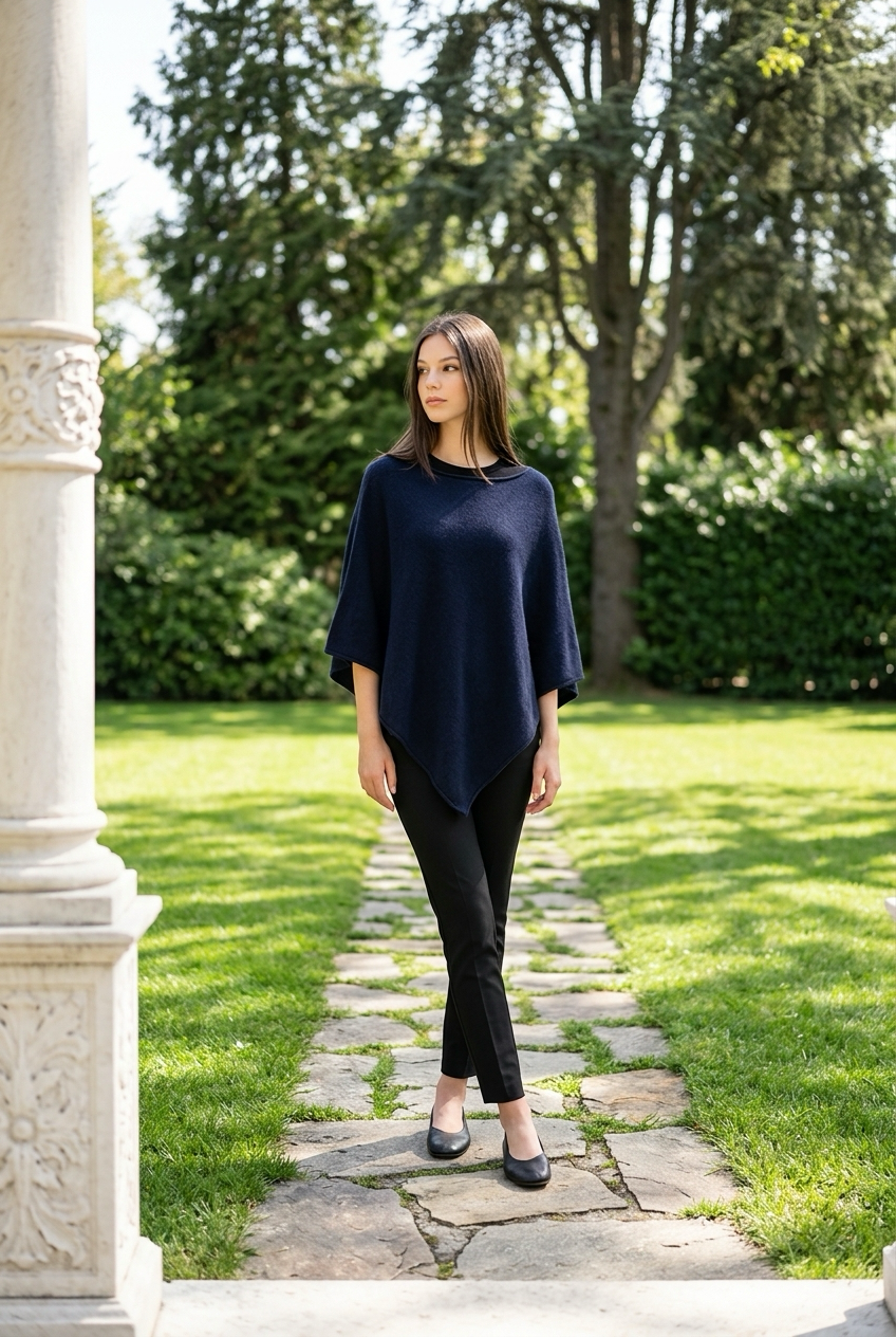Ponchos bleu marine