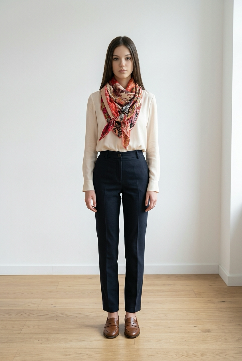 Foulard en Laine et Soie