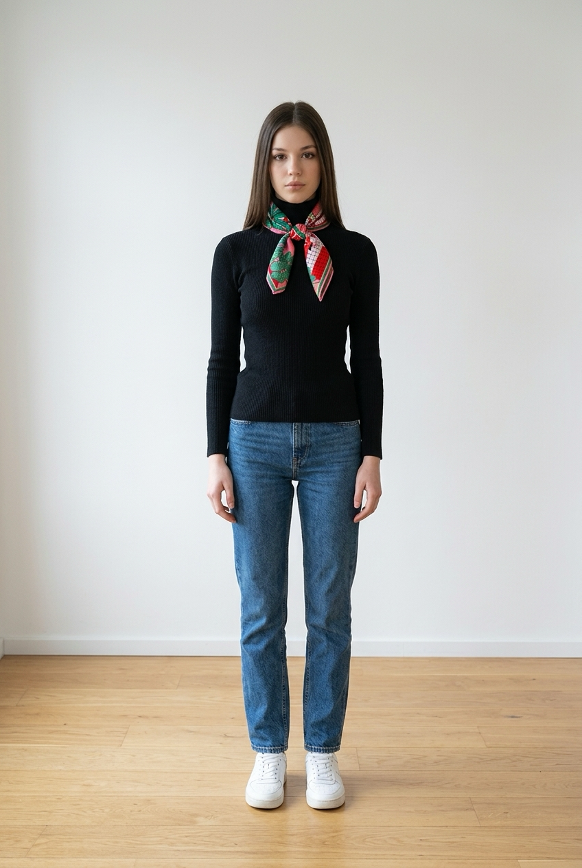 Foulard en Laine et Soie