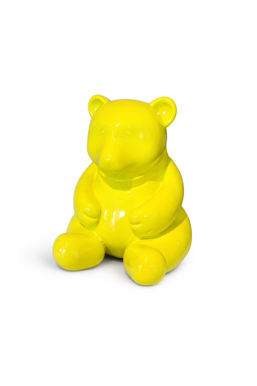 Ourson décoratif jaune