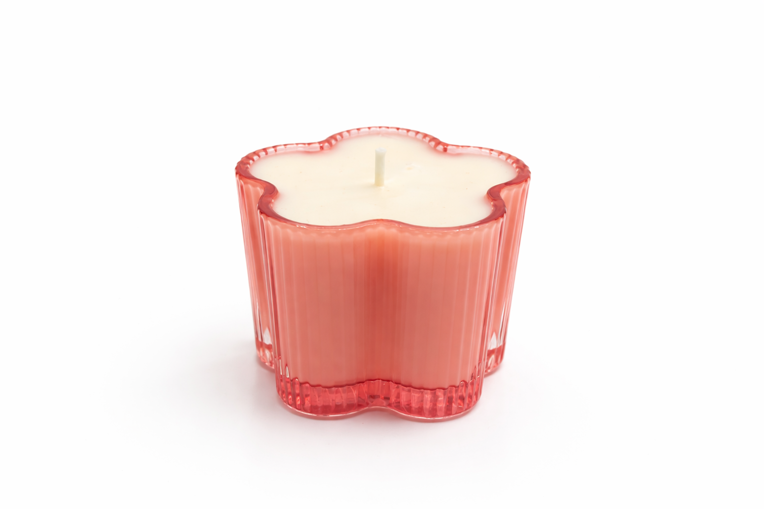 Bougie Fleur rose