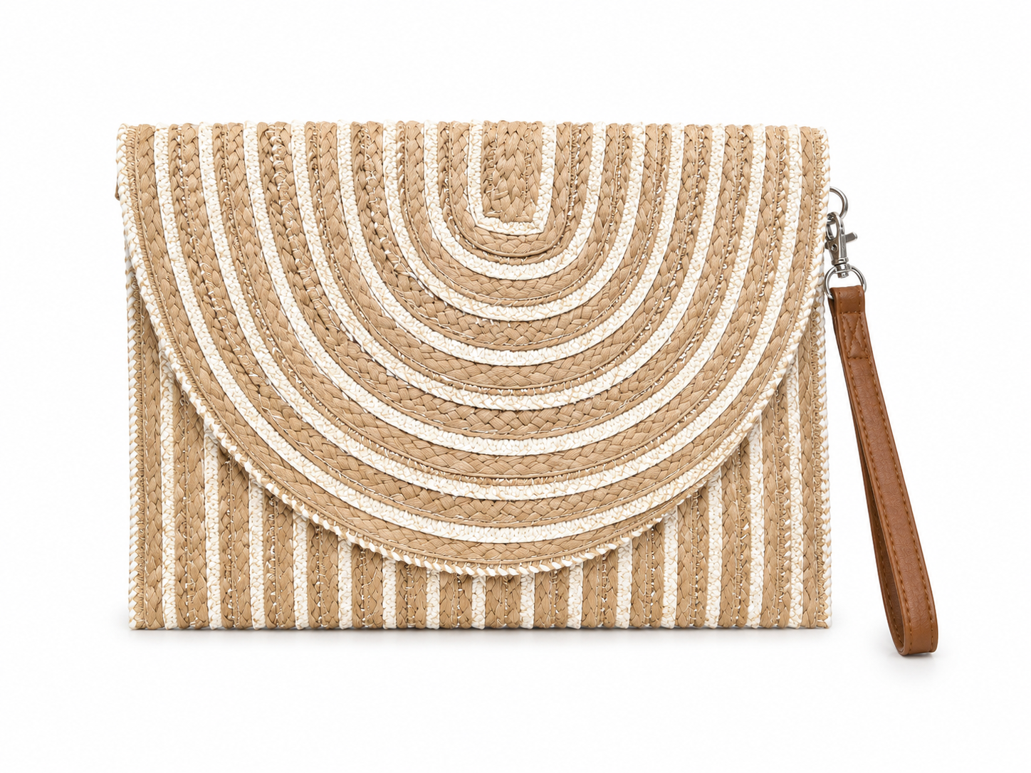 Pochette bohème tressée